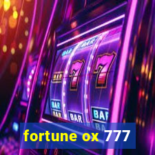 fortune ox 777